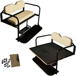 Club Precedent/onward/tempo Golf Cart Flip Folding Rear Back Seat Kit - Buff. Fixed Price $349.99.