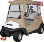 Classic Accessories Fairway Tan 2-PERSON Club Precedent Golf Cart Enclosure. Fixed Price $266.99.