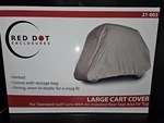 Red Dot Enclosures Large Golf Cart Cover. Fixed Price $120.00.