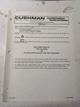 Cushman Installation Instructions Manual Park Brake Cable Set 886960 1985. Fixed Price $29.25.