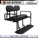 Rear Flip Seat For Ezgo Txt Golf Carts Black Cushions 1994.5-UP. Fixed Price $313.44.