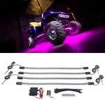 Ledglow 12-VOLT Pink Golf Cart Underglow Neon Accent Underbody Lights Kit. Fixed Price $69.99.
