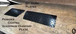Yamaha G1 Golf Cart Powder Coated Aluminum Diamond Dash Cover Plates. Fixed Price $34.95.