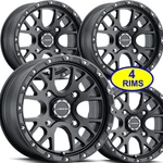 Polaris Sportsman Xp Aluminum Rims Wheels Center Caps & Lug Nuts 14X7 4/156. Fixed Price $637.05.