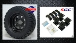Ezgo Marathon Electric Golf Cart 4" Lift Kit + 12" Wheels And 22" A/t Tires. Fixed Price $579.00.