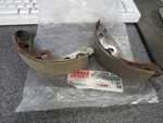 Nos Yamaha Brake Shoe Set Golf Car G11 G2 G3 G5 G8 G9 J55-W2536-00. Fixed Price $49.94.