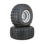 Wanda Atv Golf Cart Tire & 18X9.5-8 4PR With 4X4" Silver WHEEL-10008,SET 2. Fixed Price $135.94.