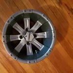 12" Golf Cart Wheels, Rhox Vegas Machined & Black 12X7, ET-25. Fixed Price $50.00.