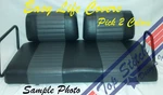 Quilt Vinyl Club Ds Golf Cart Custom Front Seat Covers Set Staple Diy. Fixed Price $78.18.