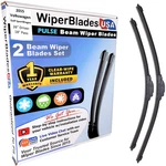 Blades For 2015 Volkswagen Golf Sportwagen Wipers (1YR Warr) Front SET/2. Fixed Price $29.98.
