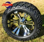 Golf Cart 14"X7" Vampire Wheels And 23"X10"-14" All Terrain Tires (set Of 4). Fixed Price $649.00.