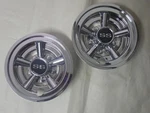Golf Cart Ezgo Yamaha Club 8" Chrome Wheel Cover Hub Caps Set Of 2. Fixed Price $45.95.