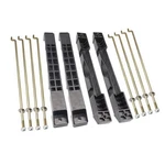 Golf Cart Battery Hold Down Plate With Rods Washers & Nuts Kit For 2008.5-UP. Fixed Price $58.99.