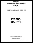 Ez 1965-1979 Textron Electric Golf Cart Service Repair Workshop Manual 15078. Fixed Price $24.95.