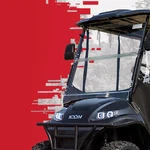 Doubletake Acrylic Clear Windshield With Magnetic-catch For Icon/advanced Ev. Fixed Price $210.31.