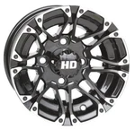 10" Sti HD3 Machined/ Black Aluminum Golf Cart Wheels - Set Of 4. Fixed Price $389.99.