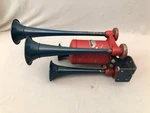 Sparton 4 Trumpet Air Horn 159DT 6 Volt 1920'S-1930'S Red Blue. Fixed Price $275.00.