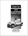 1997 Club Ds Golf Cart Illustrated Parts Manual 180 Pages Gas Electric. Fixed Price $24.49.