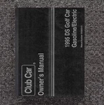 Owners Instruction Maint Manual Fits 1995 Club Car Ds Gas-electric Golf 530. Fixed Price $19.97.