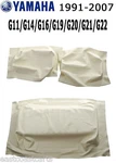 Yamaha 1993-2007 G11-G22 Golf Cart Ivory Seat Back & Bottom Cover Set Of. Fixed Price $174.00.