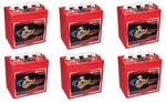 6 Pack Us Battery For T-875 Deep Cycle Golf Cart, Solar, Volt. Fixed Price $1677.60.