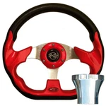Red Racer Steering Wheel Yamaha G16-DRIVE 2 1985-UP Golf Cart. Fixed Price $95.83.