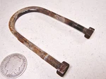 86 Cushman 22HP Truckster Rear Axle Mounting Outer U-bolt. Fixed Price $27.74.