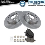 Rear Ceramic Brake Pads & 2 Discs Rotors Kit For Vw Volkswagen Jetta Golf. Fixed Price $66.89.