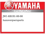 Yamaha Oem Part Model Number # JW1-K8191-00-00 Panel Rear Fender. Fixed Price $46.99.