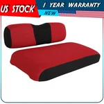 Front Golf Cart Seat Cover Set For Ezgo Rxv Black And Red. Fixed Price $18.79.