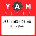J38-11631-01-A0 Yamaha Piston (std) J381163101A0, New Genuine Oem Part. Fixed Price $78.65.