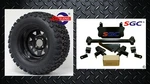 Yamaha G29 Drive Golf Cart 4" Lift Kit + 12" Wheels And 23" All Terrain Tires. Fixed Price $569.00.
