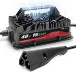 15 Amp Golf Cart Charger For 48 Volt Ezgo & Txt With 3-PIN Delta-q Plug. Fixed Price $97.00.