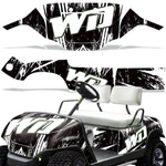Cart Graphics Kit Decal Sticker For Yamaha Golf 1995-2006 Wd. Fixed Price $199.95.
