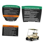 Golf Cart Steering Wheel Sticker/dashboard Decal Suitable For Club Ds. Fixed Price $26.64.