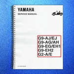 Yamaha G2 G9 Golf Cart Service Manual - Steel Wire Bound Protective Covers. Fixed Price $40.50.