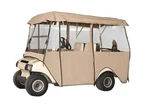 Golf Cart Enclosure 4 Person Fairway For Long Roof Dimension Up To 80"L Blue. Fixed Price $334.99.