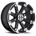 12X7 Vision 393 Lockout Matte Black Mach Lip Utv Wheels 4X4 (2.5MM) Set Of. Fixed Price $463.56.