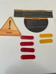 Ez-go Ptv Basic Transportation Safety Field Decal Kit -part #610594. Fixed Price $25.00.
