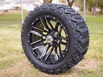 4X Inch Golf Cart Wheels &tires 23X10-14 Dot, Machined Glossy Black Moto Rims. Fixed Price $699.00.
