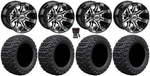 Lsi Casino 10" Machined Golf Wheels 22X11-10 X-trail Tires E-z-go & Club Car. Fixed Price $666.52.