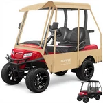 Lupple Universal Golf Cart Enclosure Fits For 2 Passenger, Khaki. Fixed Price $186.64.
