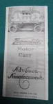 Vintage Hupmobile Motor Car Advance Announcement Booklet/brochure. Fixed Price $35.50.