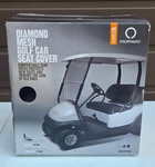 New In Box Diamond Air Mesh Weave Golf Cart Seat Cover Black Yamaha/ez-go. Fixed Price $14.99.