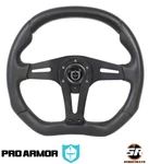 Pro Armor Force 13.5" Black Steering Wheel Universal 6 Bolt A19UZ284BL. Fixed Price $125.00.