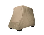 Fairway Short Roof 2-PERSON Golf Cart Quick-fit Cover, Light Khaki Brand New. Fixed Price $150.99.