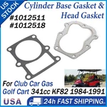 Cylinder Base & Head Gasket For 84-91 Kawasaki KF82 Club Golf Cart 341CC. Fixed Price $26.99.