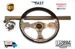 Club Car Precedent Black/chrome Steering Wheel/hub Adapter/chrome Cover Kit. Fixed Price $85.00.