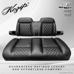 'kozip' Club Ds Golf Cart Front Seat/backrest Cushion Set (black). Fixed Price $349.00.