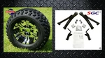 Yamaha G2/G9 Golf Cart 6" Sgc A-arm Lift Kit + 12" Wheels And 23" At Tires. Fixed Price $669.00.